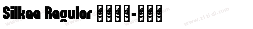 Silkee Regular 语言英文字体转换